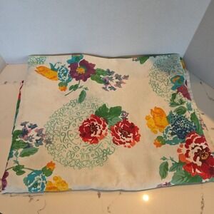 Pioneer Woman 60" x 50"‎ Regtangular Floral Table Cloth Cotton Blend